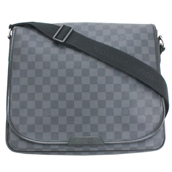 LOUIS VUITTON Daniel Damier Graphite Black Shoulder Bag
